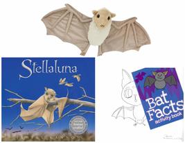 Stellaluna Special Edition Hardcover by Janell Cannon, Stellaluna Plush Doll, Ac - £38.24 GBP