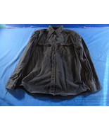 FADED GLORY MENS DARK BLUE DRESS LONG SLEEVE BUTTON DOWN SHIRT MEDIUM 38-40 - $24.25 CAD
