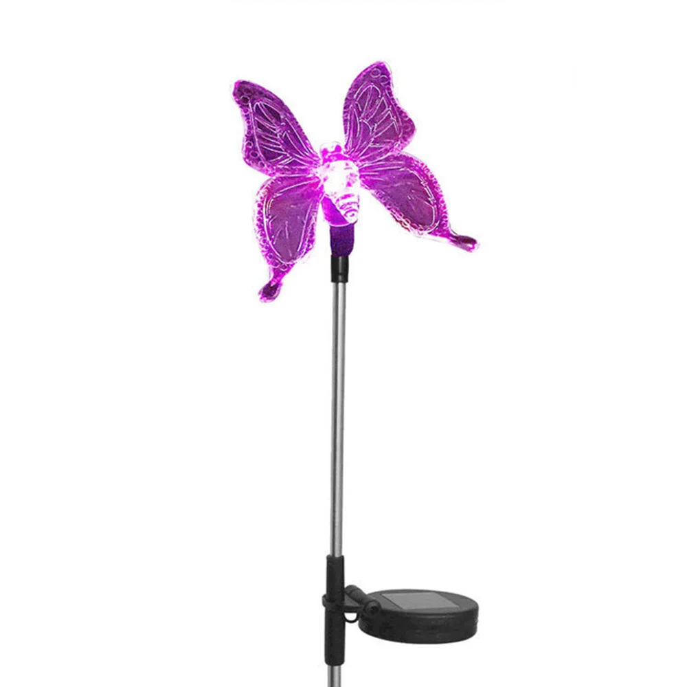 Multicolor LED Solar Stake Lights Outdoor fly  Bird Lawn Lamps Outdoor Garden Ya - £59.41 GBP