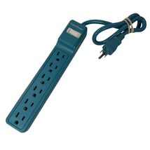 CyberPower B602RC1TL Surge Protector Power Strip Blue/Teal Tested Working - $14.84