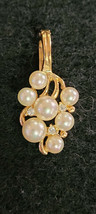 Ladies Pendant &quot;Gold Tone&quot; &quot;Pearl&quot; Roman Brand Nice Shiny Pretty Branch - $279.41 MXN