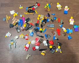 Mix lot of Lego Mini Figs Parts and other Pieces - £19.98 GBP