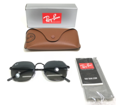 Ray-Ban Sunglasses RB3694 JIM 002/71 Black Square Frames with Gray Lenses - £110.75 GBP