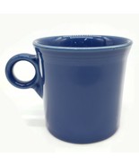 Fiestaware Lapis Blue Mug Coffee Cup USA By Homer Laughlin 3 1/2&quot; Tall - £10.73 GBP