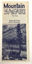1950s Mountain Safari Da Jeep Walsenburg Colorado Pubblicità Viaggio Brochure - £17.17 GBP