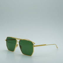 BOTTEGA VENETA BV1012S 004 Gold/Green 60-13-145 Sunglasses New Authentic - £206.80 GBP