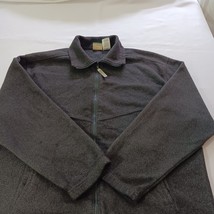 Ozark Trail Men’s Charcoal Heather Full Zip Fleece Outdoors Hiking Jacket Size L image 10