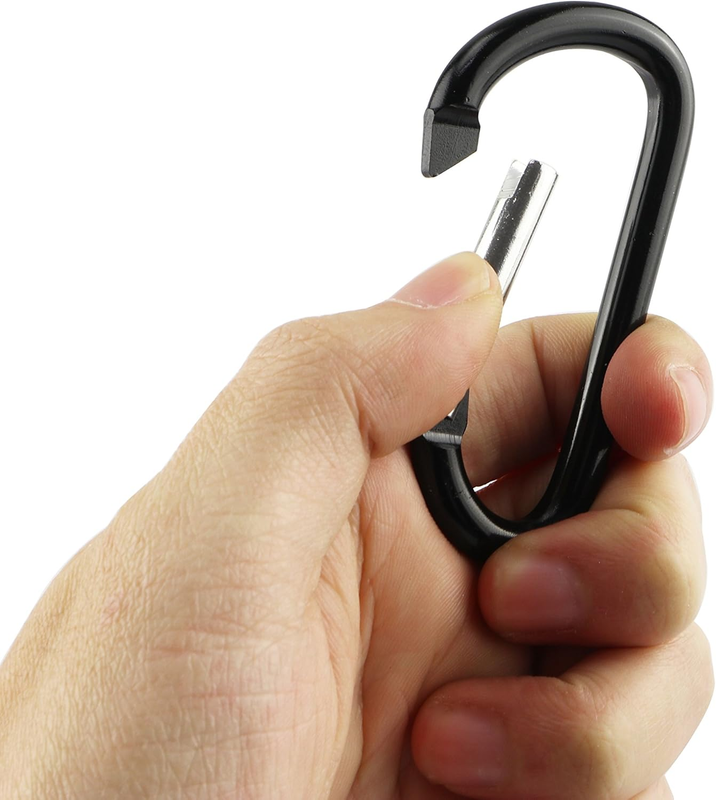 SWATOM Aluminum Carabiner Clip Snap Hook Keyring 1.5/1.9/2.2/2.4/2.8 Inch Carabi Item image 5