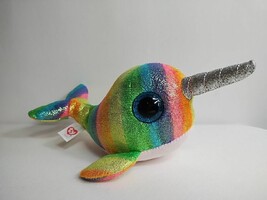 TY Beanie Boos NORI the Narwhal Magical Creature Plush Stuffed Toy (Retired) - £5.72 GBP