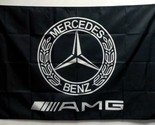 Mercedes Benz Flag AMG Black 3X5 Ft Polyester Banner USA - $15.99
