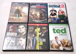 Rock Star, Italian Job, Departed, Daddy&#39;s Home, Four Brothers &amp; Ted DVD Lot - £12.08 GBP