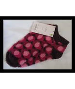 Auden Ladies Pink &amp; Purple Fuzzy Low Cut Socks Super Soft Size 4-10 - $147.15 MXN