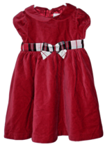 Gymboree Christmas Dress Holiday Pictures Plaid Bow Santa Photo Toddler ... - £15.68 GBP