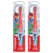 2-Pack New Colgate Kids Battery Powered Toothbrush, PJ Masks Extra Soft Bristles - £11.29 GBP