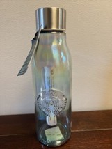 NEW Starbucks Holiday 2019 Recycled Glass Water Bottle Iridescent Rainbo... - $42.08