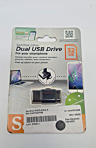 Genuine SanDisk Ultra Dual USB Micro USB Drive 32GB for Phone Android and PC - £11.97 GBP