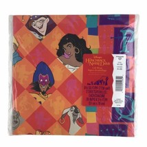 Vintage Disney Hunchback Of Notre Dame Character Gift Wrap New In Packaging - $11.26