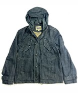 Converse One Star Jacket Medium Denim Hooded Coat Y2K Skate Coat - €42,61 EUR