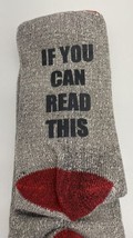 If You Can Read This Bring Me A Glass Of Wine Socks. Unisex - $19.75