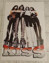 KISS WITH VERY LARGE BOOTS PHOTO SHOT 23 1/2 X 34 INCHES POSTER!! EXTREM... - $37.04