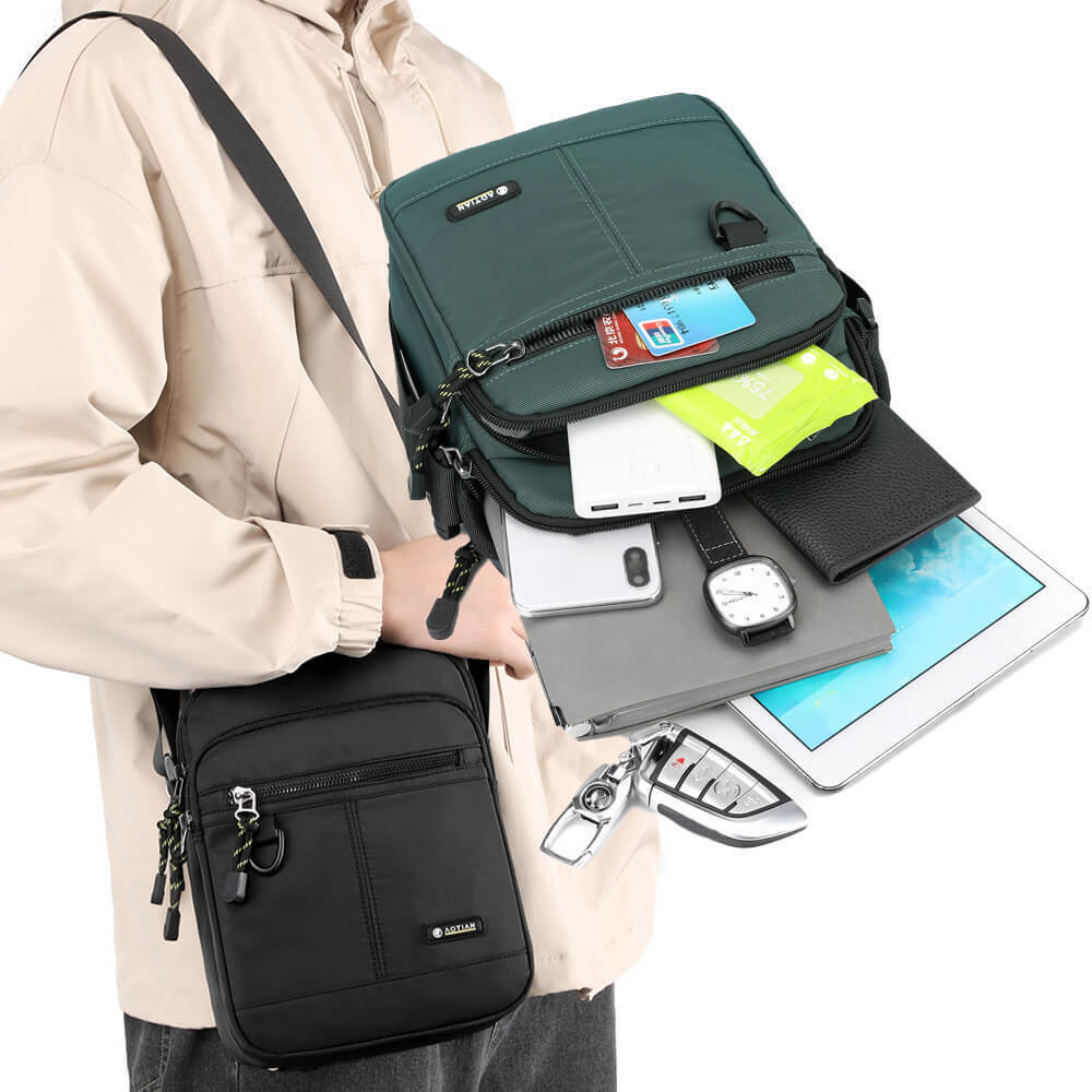 Men's Canvas Crossbody Messenger Shoulder Bags Handbag Satchel Casual Day Bag