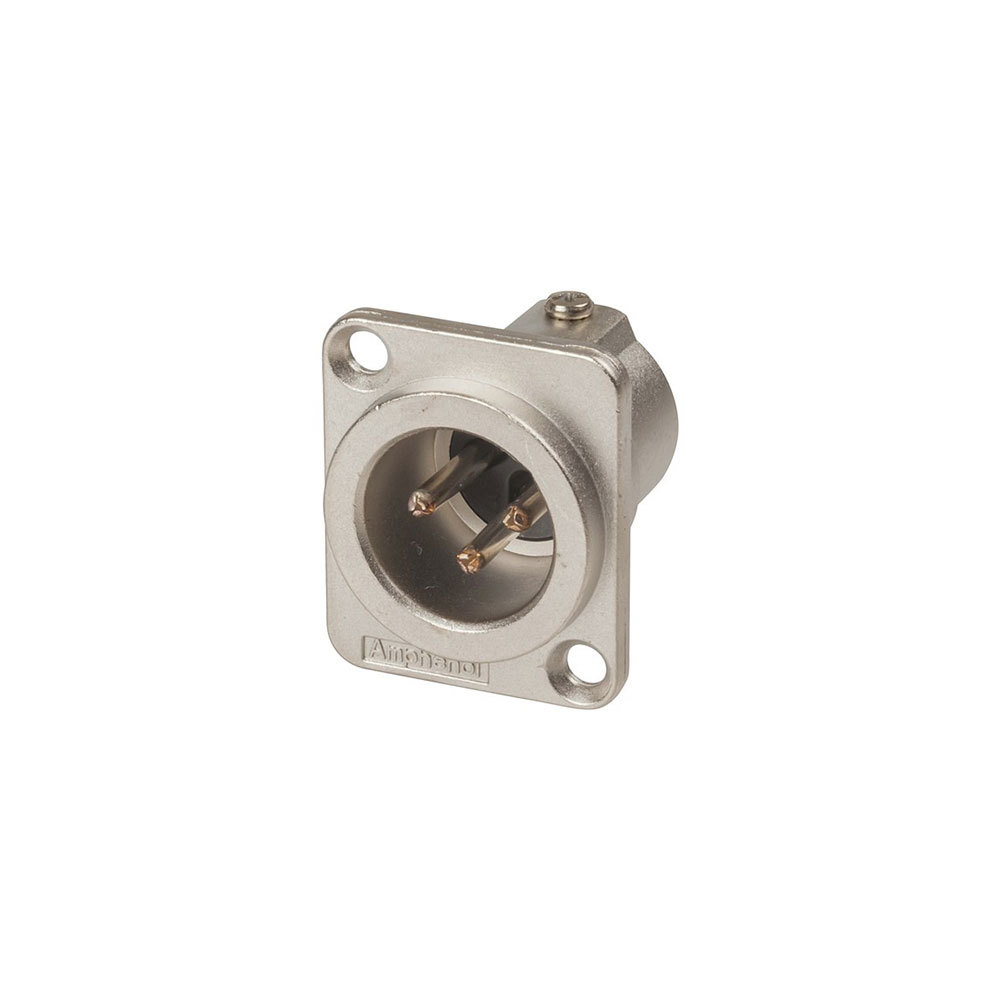 Amphenol Chassis Mount D-Series Panel Mounted XLR Plug - $21.20