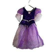 Rapunzel Purple Costume Dress Up/Play Girls Size 4-6 One Size With Hat - £6.81 GBP