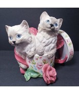 Precious Playmates 1992 Kitten Gift Box by Bob Harrison Sculpture Figurine - $28.80