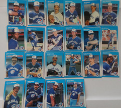 1987 Fleer Toronto Blue Jays Team Set Of 22 Baseball Cards - £1.95 GBP