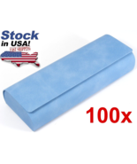 100 PU Leather Blue Glasses Case Reading Glasses Small Sunglasses-
show ... - $158.37