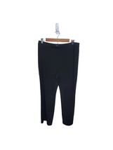 Midnight Velvet Large Black Pull-On Slinky Pants Women’s 12 Wide Leg Flowy - £23.08 GBP
