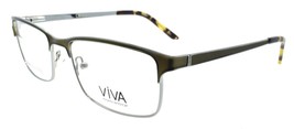 Viva by Marcolin VV4032 095 Men&#39;s Eyeglasses Frames 54-18-145 Olive Green - £34.92 GBP