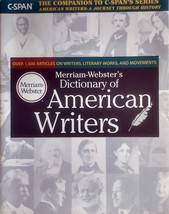 Mirriam-Webster&#39;s Dictionary of American Writers / 2001 Reference/Essays - £2.67 GBP