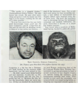 1938 Article Man Vs Gorilla Boxing Match Fight Tony Galento Gargantua E90D2 - €34,23 EUR