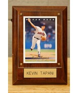 1993 Upper Deck Minnesota Twins Baseball Card #313 Kevin Tapani Wood Plaque - £7.92 GBP