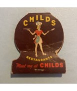 Childs Restaurant Matchbook Vintage Pancake Chocolates - No Matches - £7.53 GBP