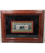 The Ten Dollar Bison Note Framed 1901 - $4,995.00