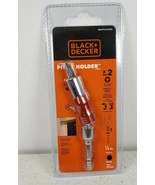 Shank Drive Guide Chrome/Red Black + Decker Pivot Bit Tip Holder 1/4&quot; Ne... - $379.02 MXN