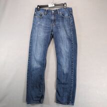 Levi&#39;s 514 Straight Fit Jeans Men&#39;s 30x28 Medium Wash 100% Cotton Low-Ri... - $25.00