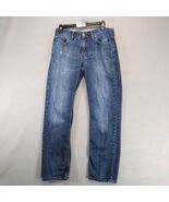 Levi&#39;s 514 Straight Fit Jeans Men&#39;s 30x28 Medium Wash 100% Cotton Low-Ri... - $25.00