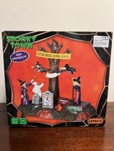 Lemax Spooky Town~Little Ghouls Flying School~Lighted/Animated~Retired - £59.33 GBP