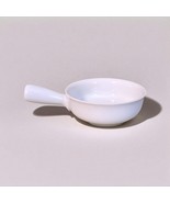 Crate &amp; Barrel White Porcelain Au Gratin Dish Set 3 Handled Round 6.5” O... - $30.56 CAD