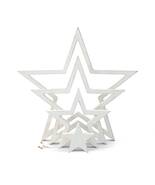 White Wooden Stars. Set of 4 - $907.85 MXN
