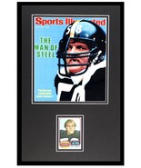 Jack Lambert Framed 11x17 Rookie Card Reprint + SI Cover Display Steelers - £62.27 GBP