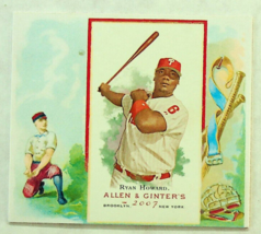 2007 Topps Allen and Ginter N43 Ryan Howard #N43-RH Baseball Card with W... - £3.53 GBP