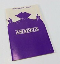 Vintage 1982 AMADEUS Her Majesty&#39;s Theatre Playbill - £7.04 GBP