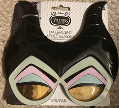 New Disney Villains Maleficent Halloween Costume Adult Sunglasses Glasses UV400 - £11.40 GBP
