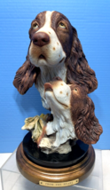 Springer Spaniel Statue -From The Heart- Mill Creek Studios S Herrera COA 1973 - £271.26 GBP