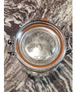 Kitchen Durable Freshly Brewed Mason Jar With Glass Flip Lid Top W/ Gasket  - $13.00 CAD