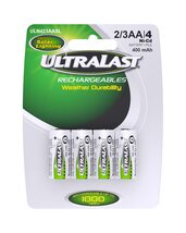ULTRALAST ULN423AASL 2/3AA Rechargeable Battery - NICAD 1.25V 400mAh, Co... - $25.28 CAD